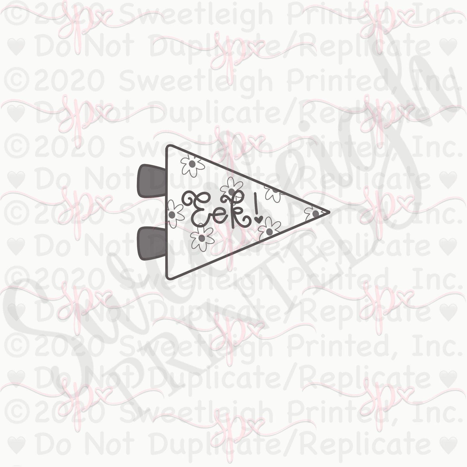 Simple Pennant Cookie Cutter - Sweetleigh 