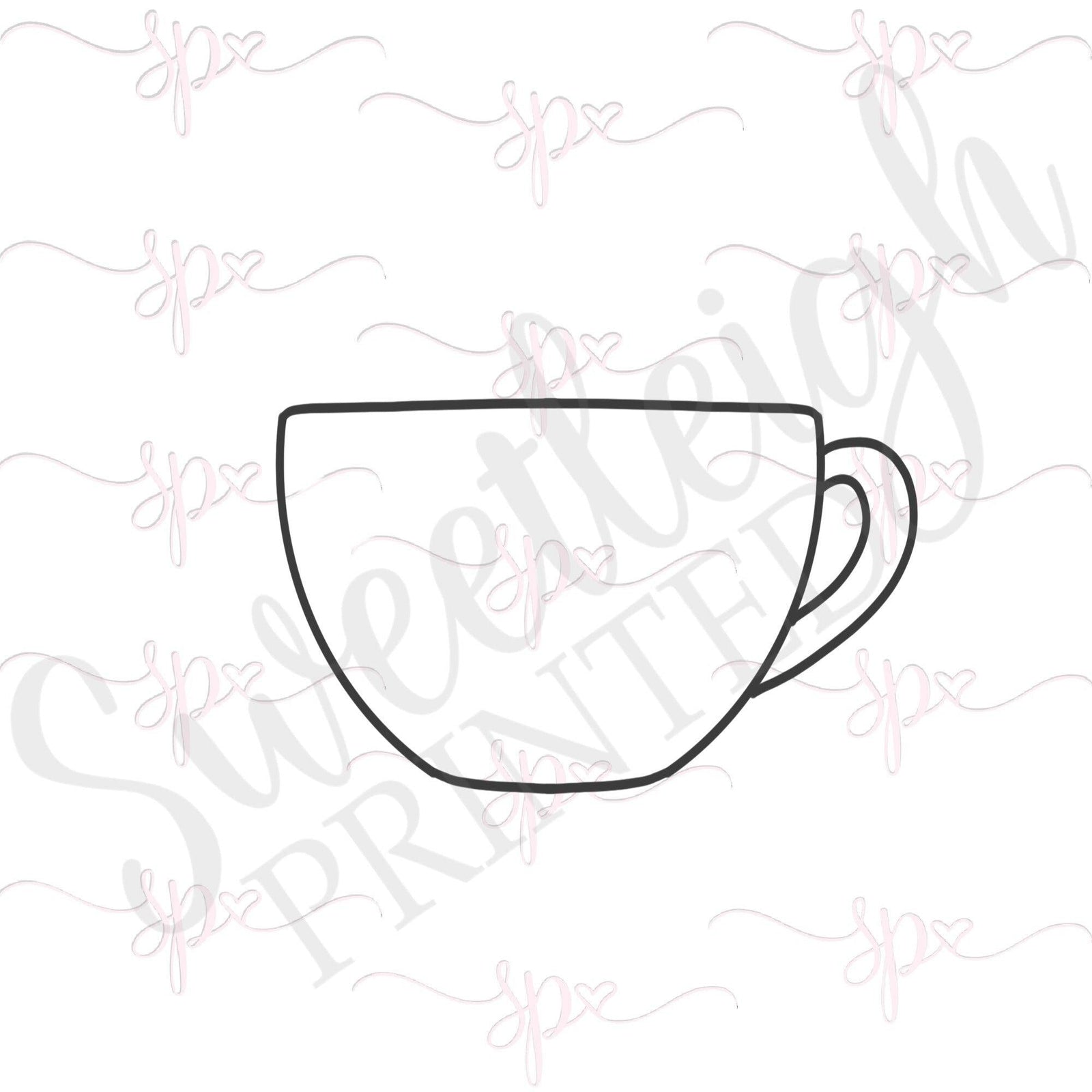 Simple Teacup Cookie Cutter - Sweetleigh 
