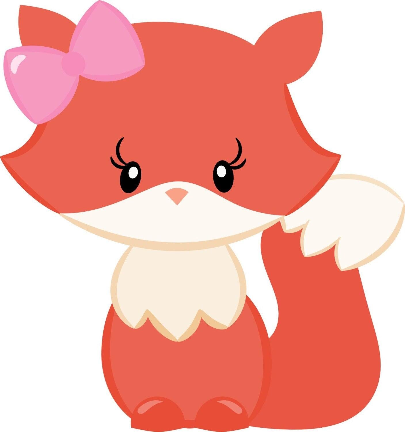 Sitting Fox Girl Cookie Cutter - Sweetleigh 