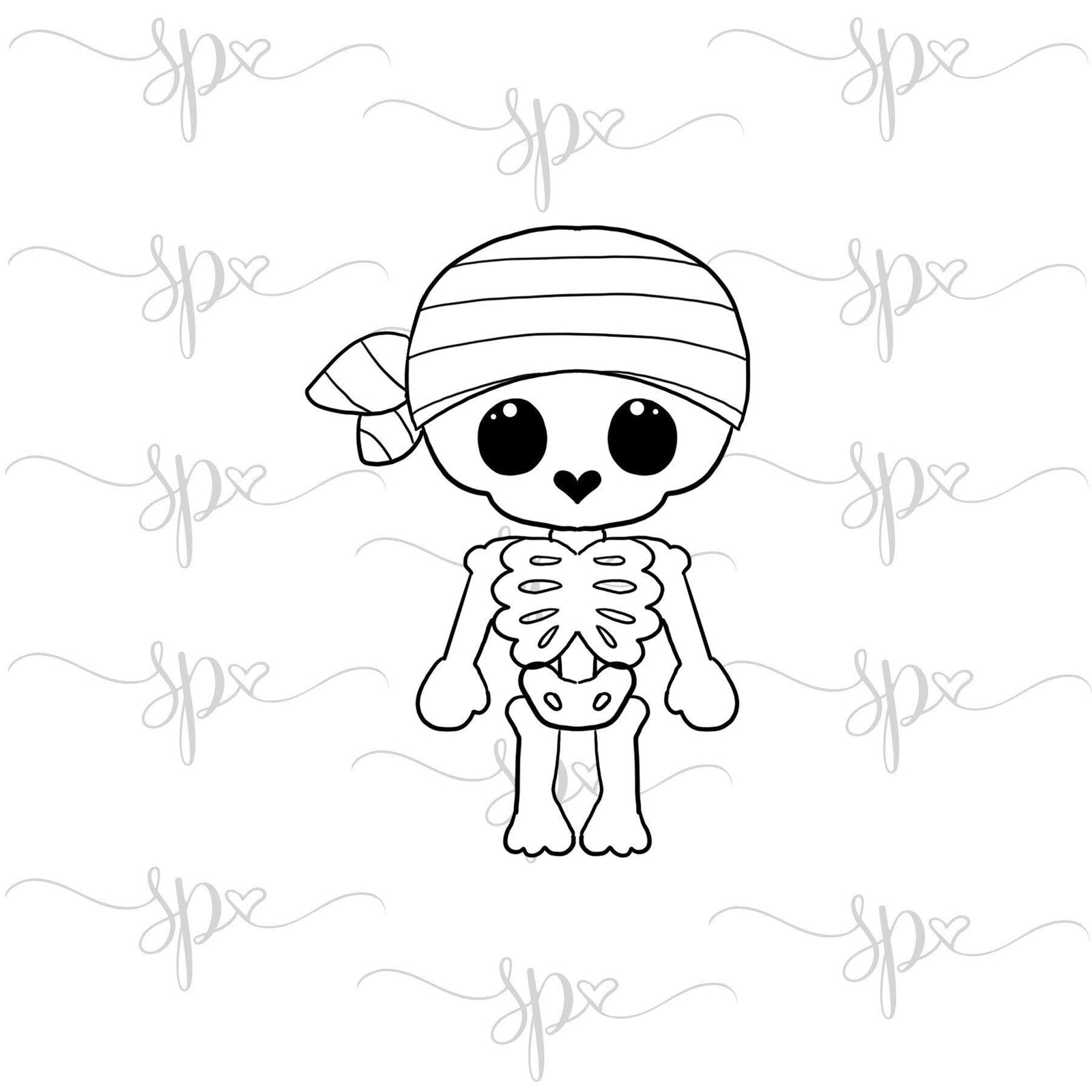 Skeleton Pirate Cookie Cutter - Sweetleigh 