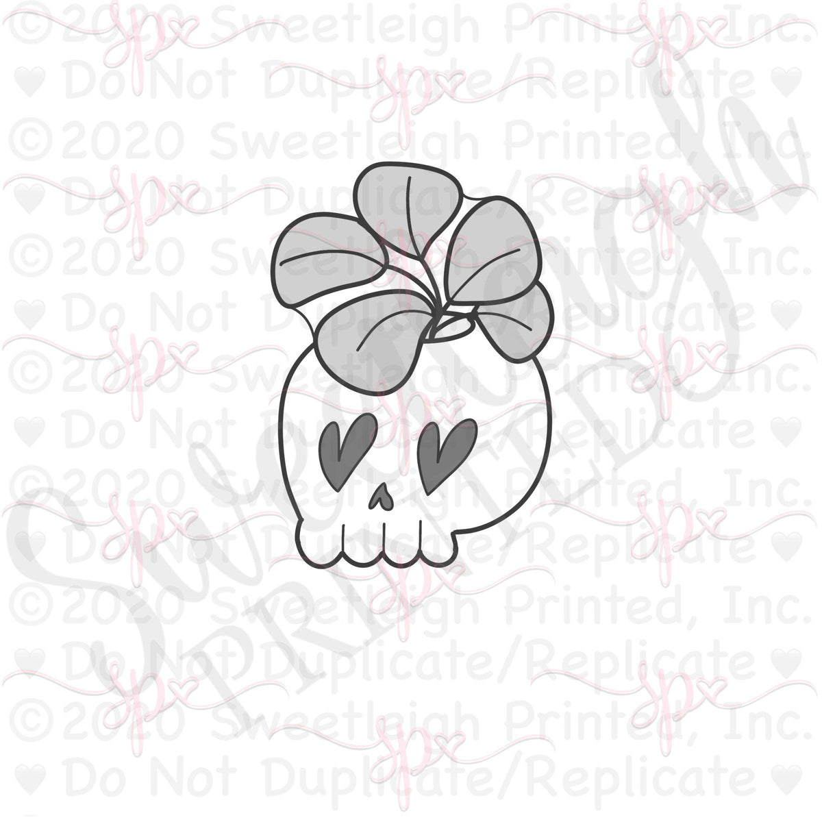 Skull Plant Cookie Cutter - Sweetleigh 