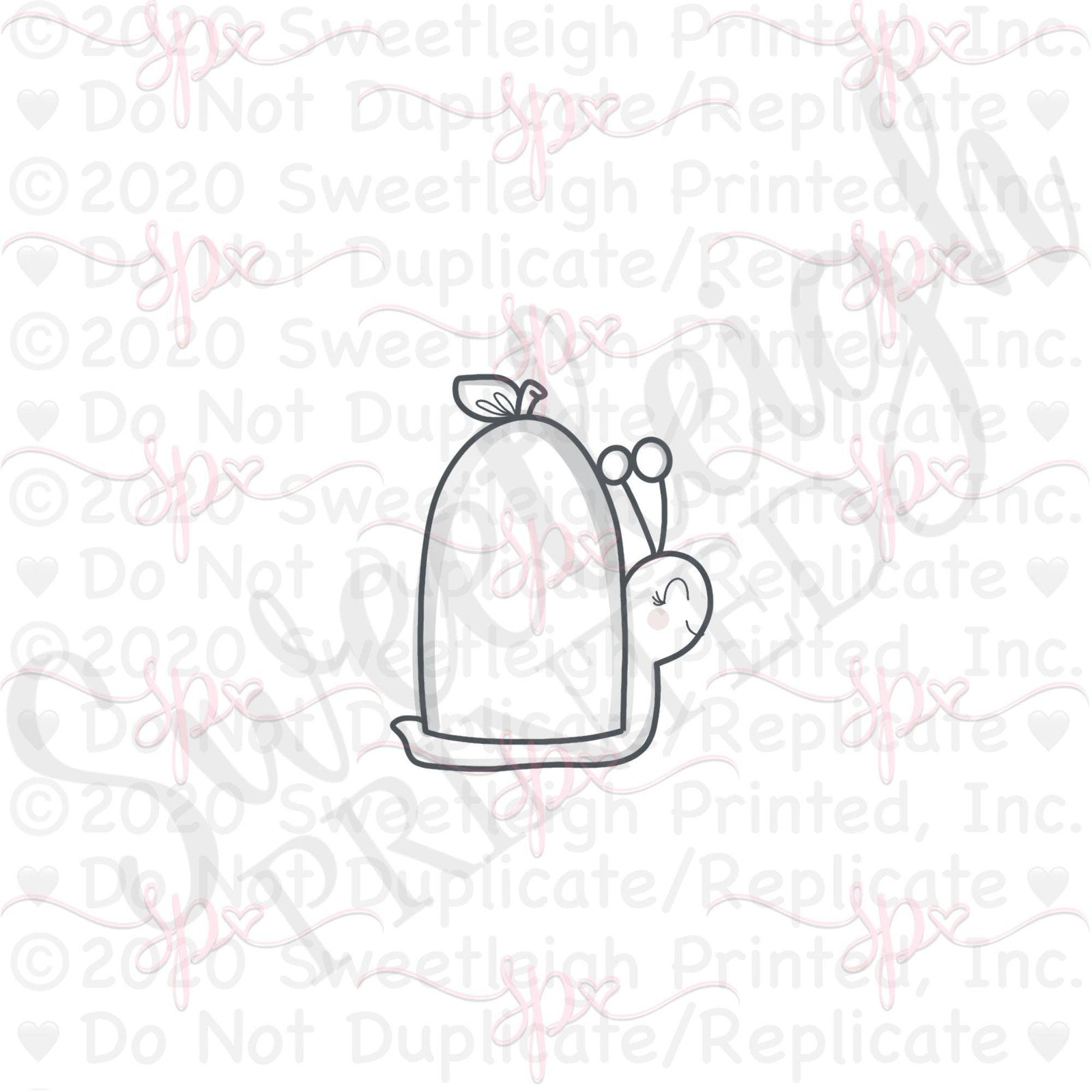 Snail Apple Cookie Cutter - Sweetleigh 