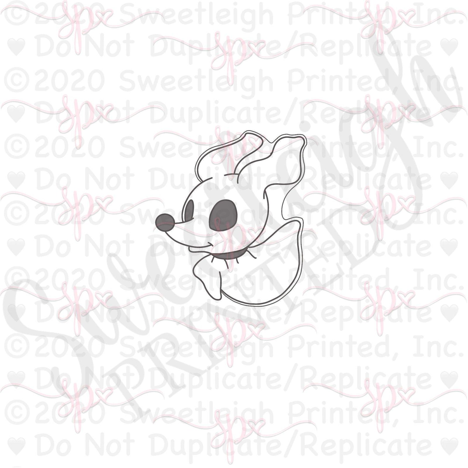 SOLID Zero Cookie Cutter by Lady Milkstache - Sweetleigh 