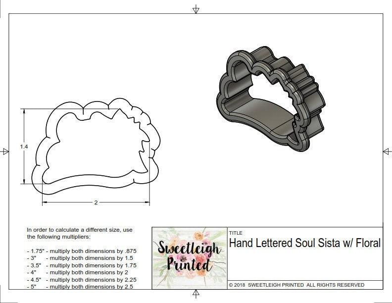 Soul Sister Collection Cookie Cutters - Sweetleigh 