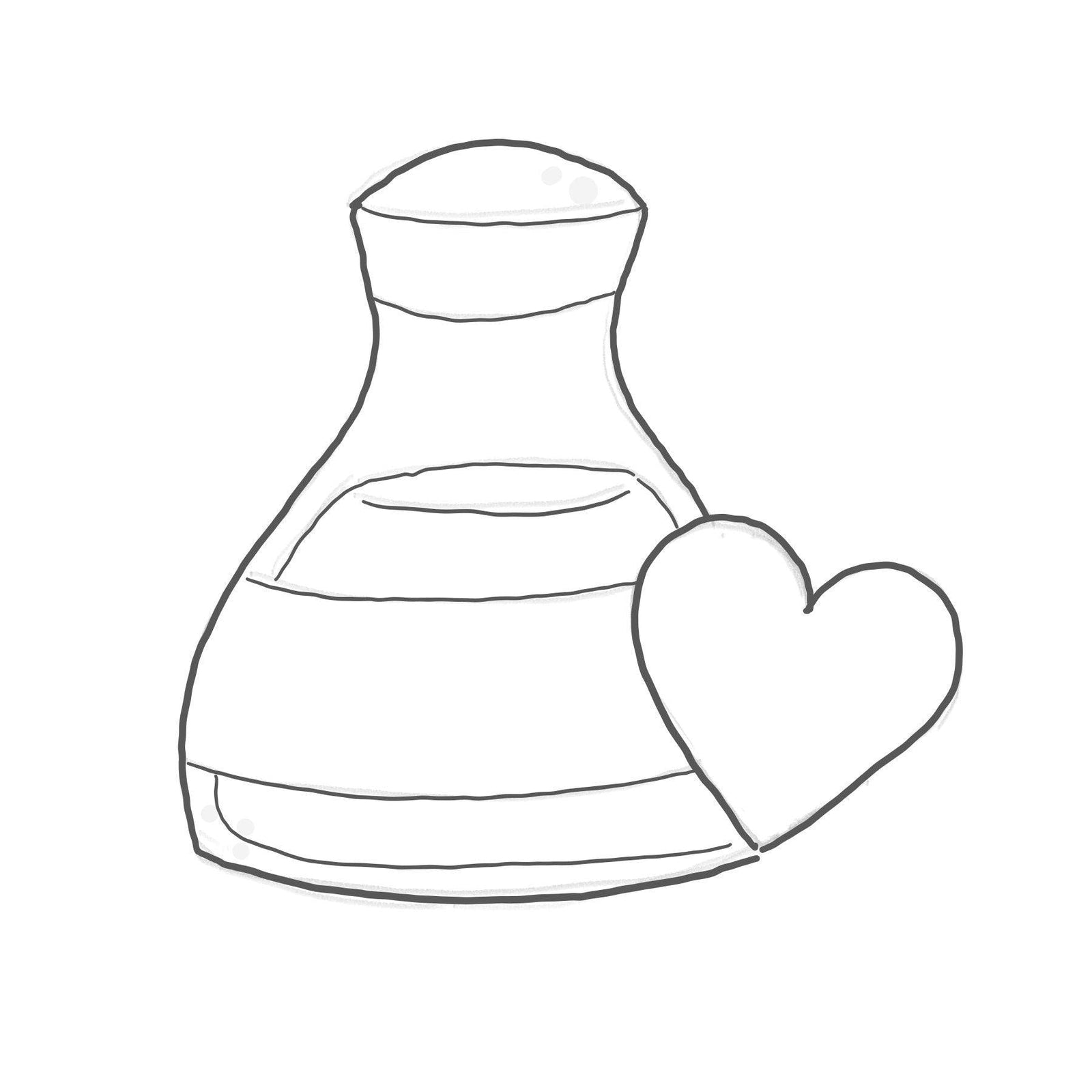 Soy Sauce with Heart Cookie Cutter - Sweetleigh 