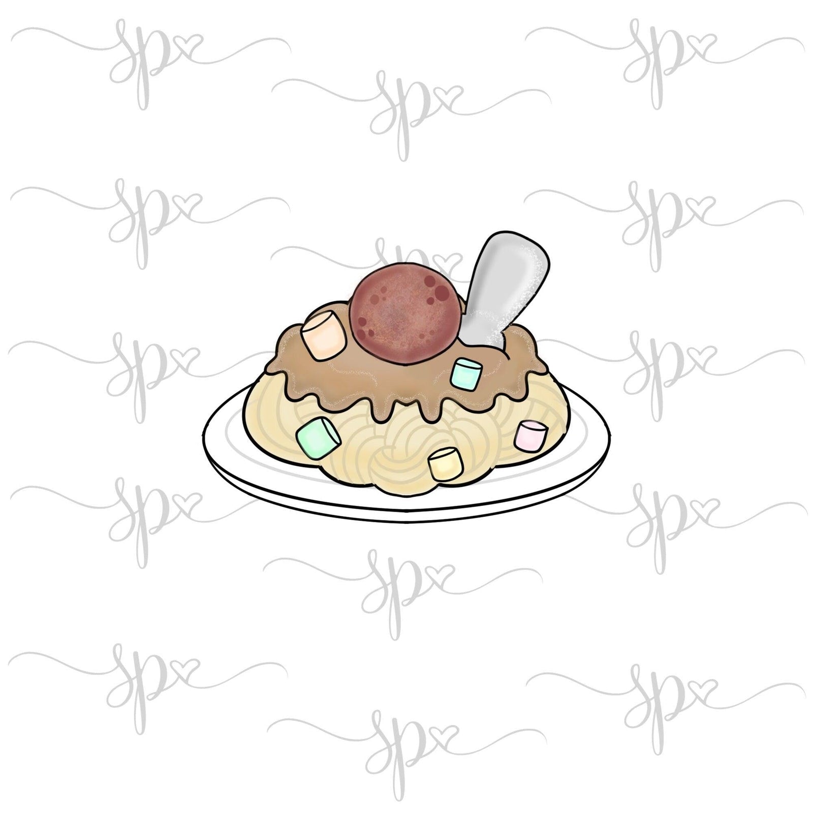 Spaghetti Cookie Cutter - Sweetleigh 