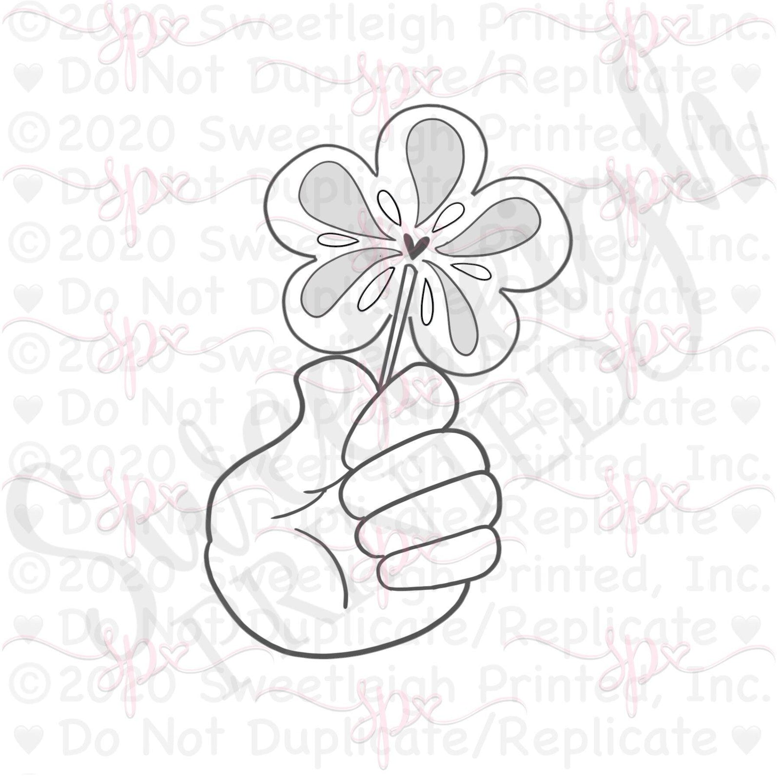 Sparkler Hand Cookie Cutter - Sweetleigh 