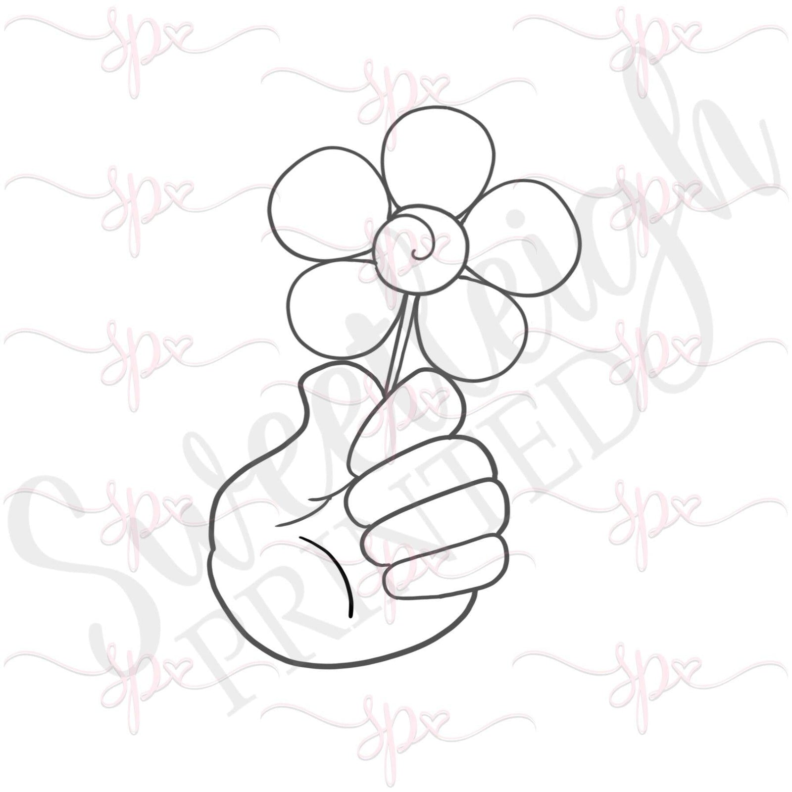 Sparkler Hand Cookie Cutter - Sweetleigh 