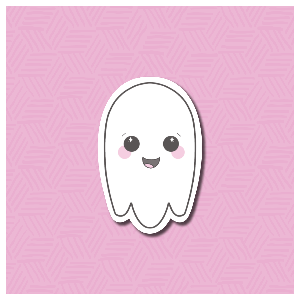 Spooky Cute Ghost Digital Sticker File