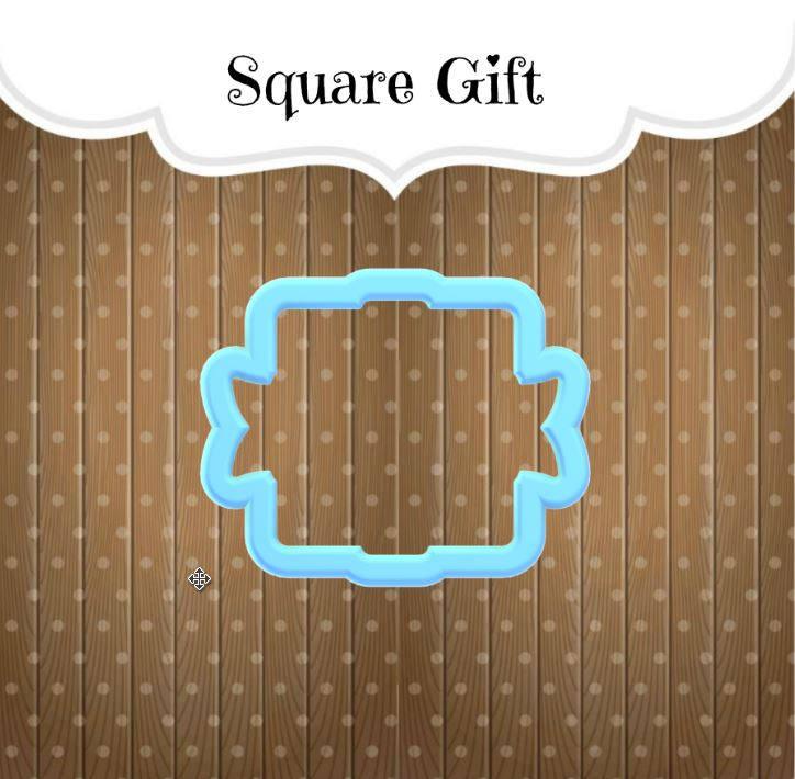 Square Gift Cookie Cutter - Sweetleigh 