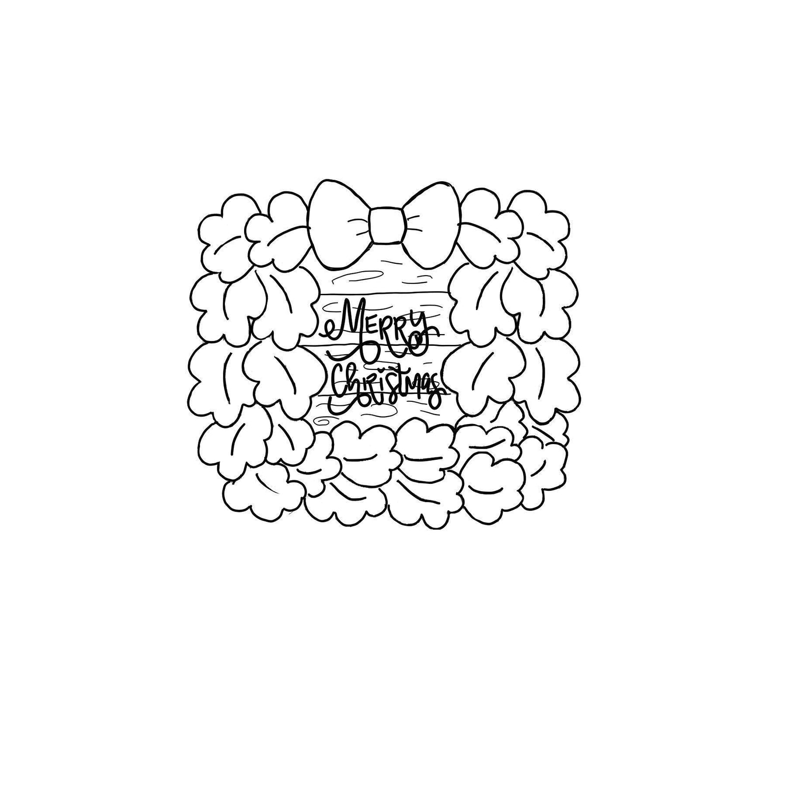 Square Wreath Cookie Cutter - Sweetleigh 