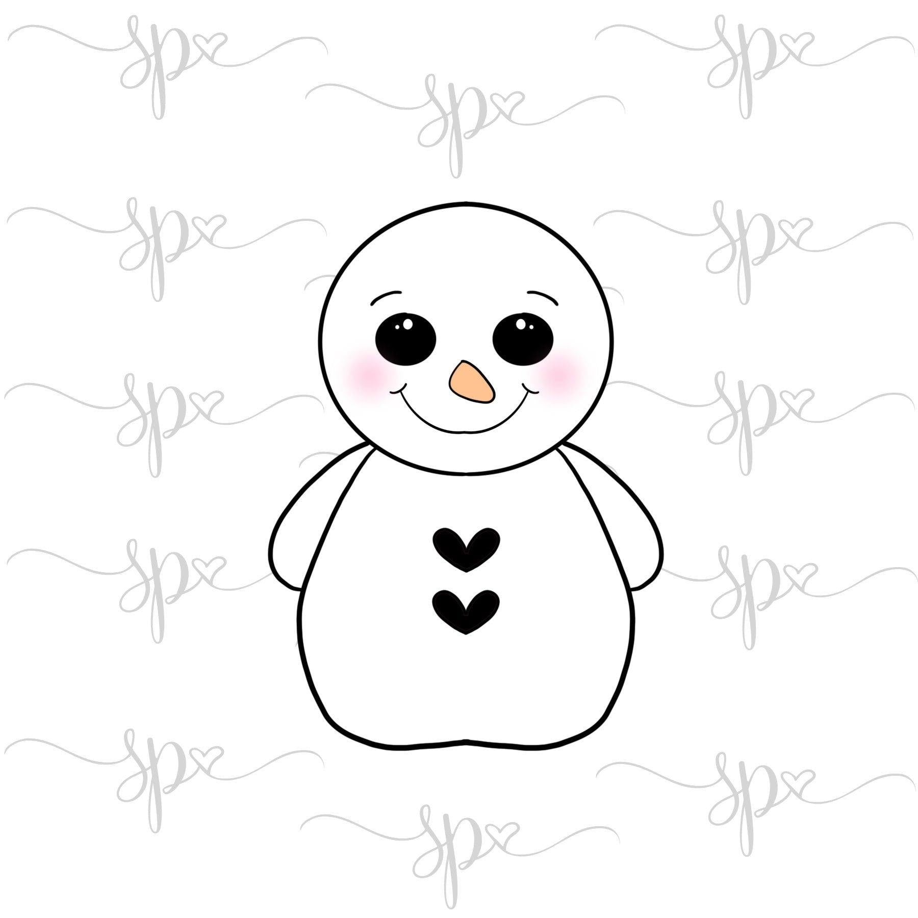 Squishy Snowman Cookie Cutter - Sweetleigh 