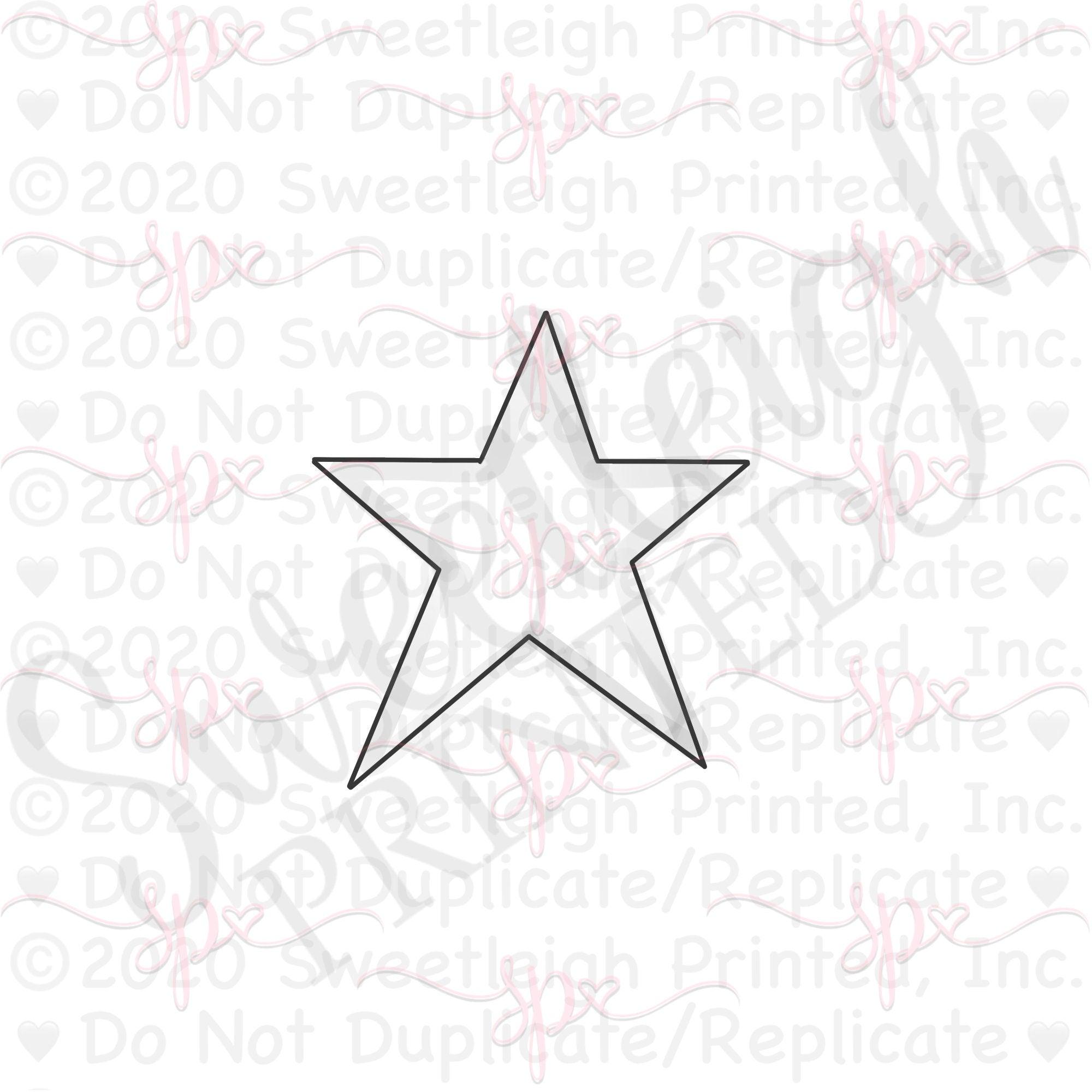 Star 3 Cookie Cutter - Sweetleigh 