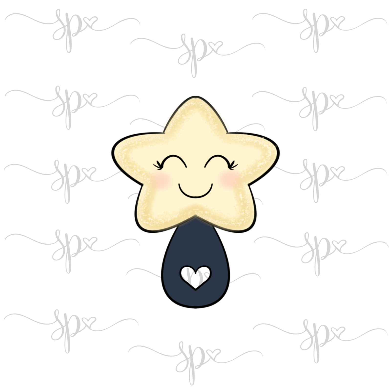 Star Rattle Cookie Cutter - Sweetleigh 