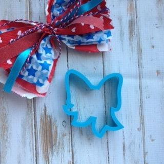 Stars and Stripes Bow Cookie Cutter - Sweetleigh 