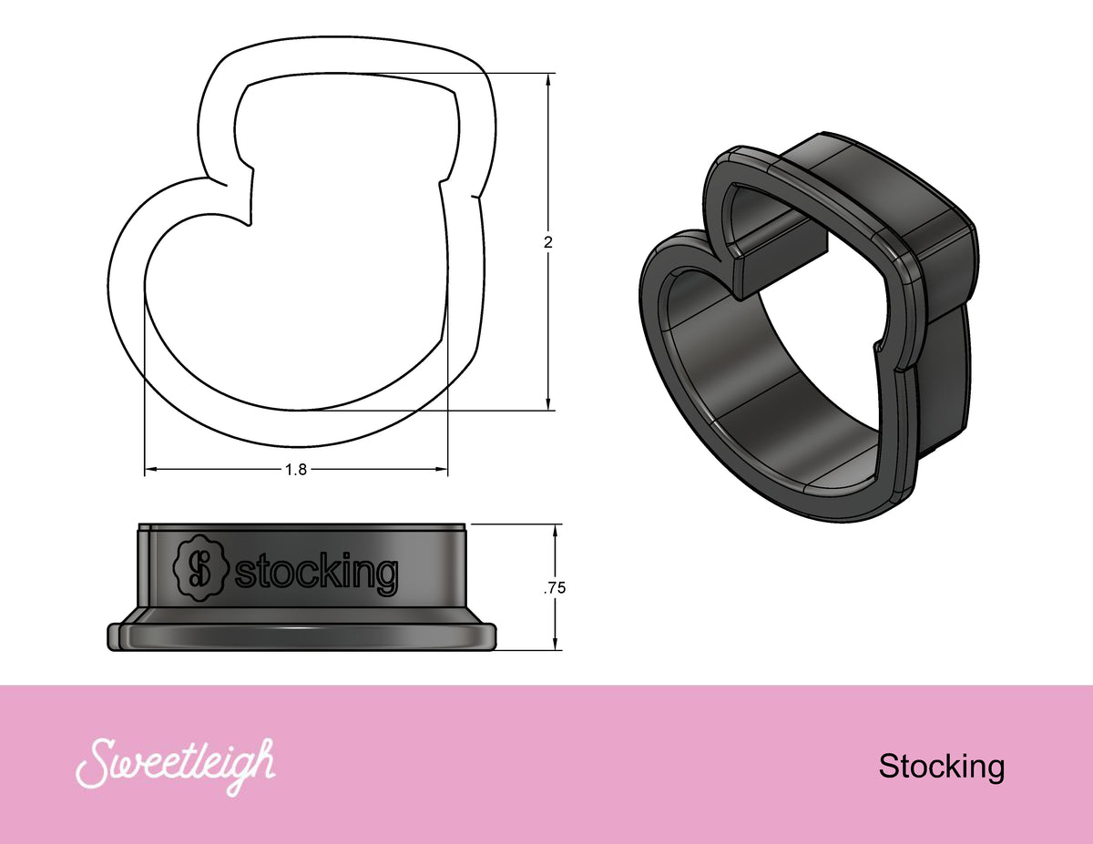 Stocking Cookie Cutter