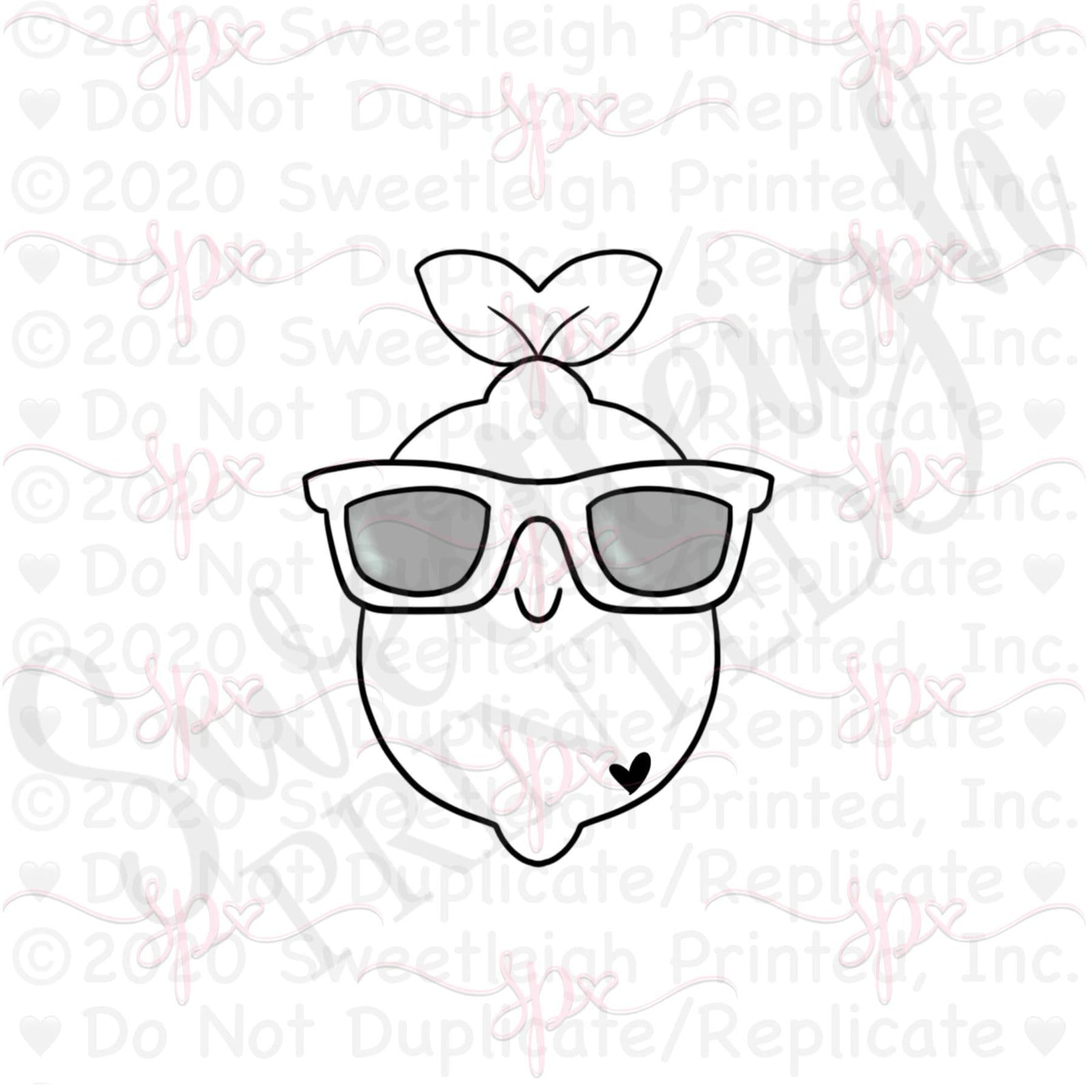 Sunny Lemon Cookie Cutter - Sweetleigh 