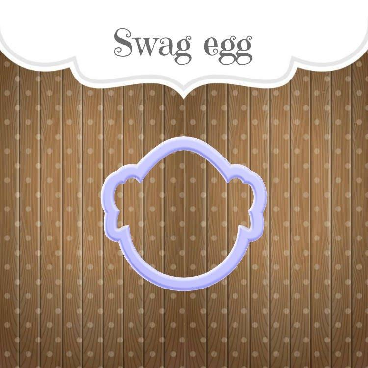 Swag Egg Cookie Cutter - Sweetleigh 