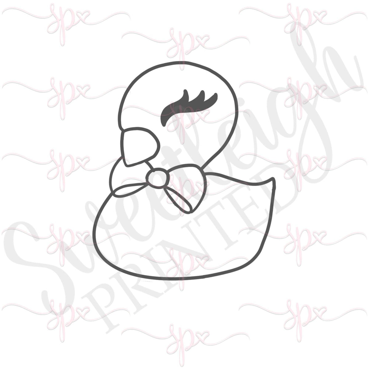 Swan with Bowtie Cookie Cutter - Sweetleigh 