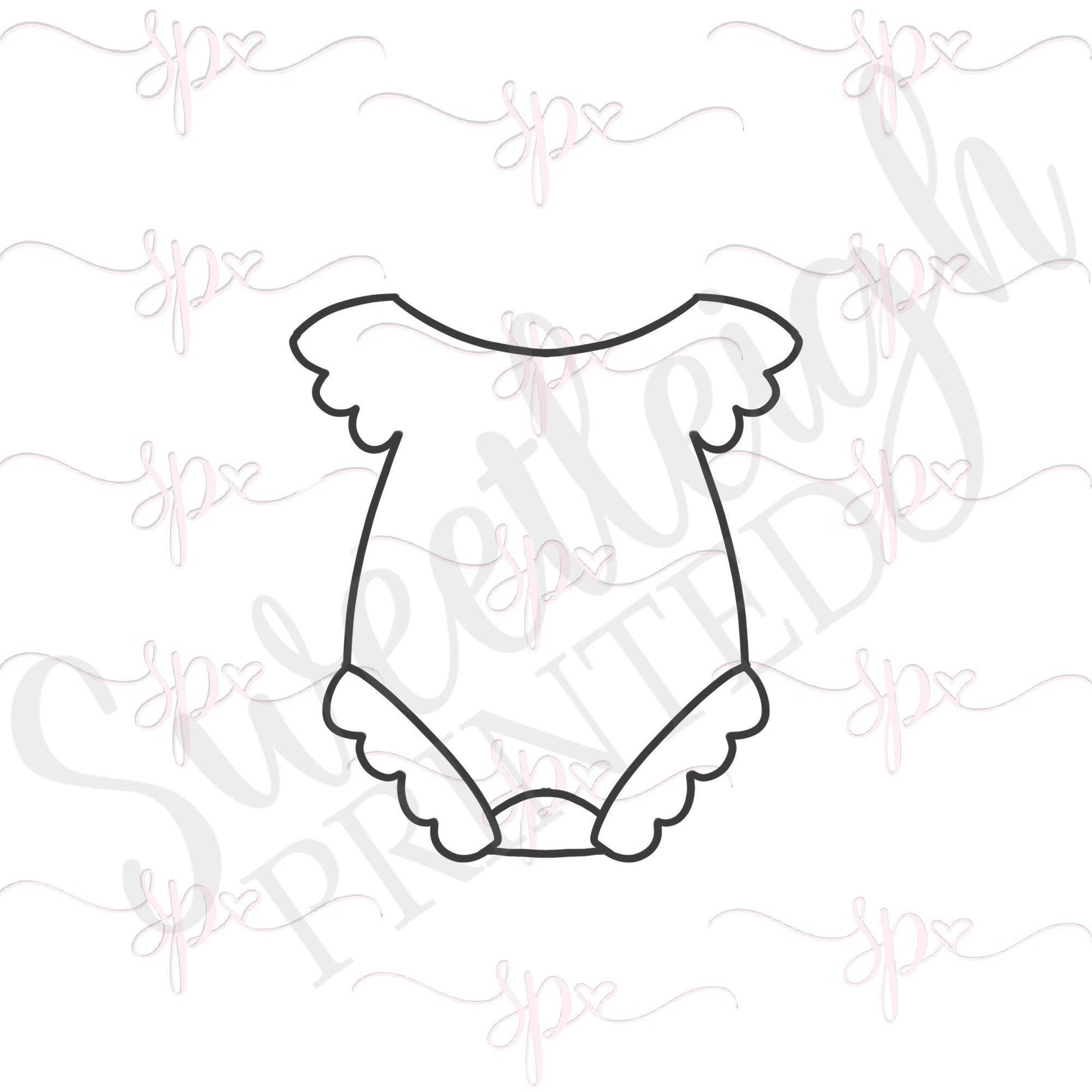 Sweet Onesie Cookie Cutter - Sweetleigh 