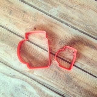 Sweet Pea Mason Jar Cookie Cutter - Sweetleigh 