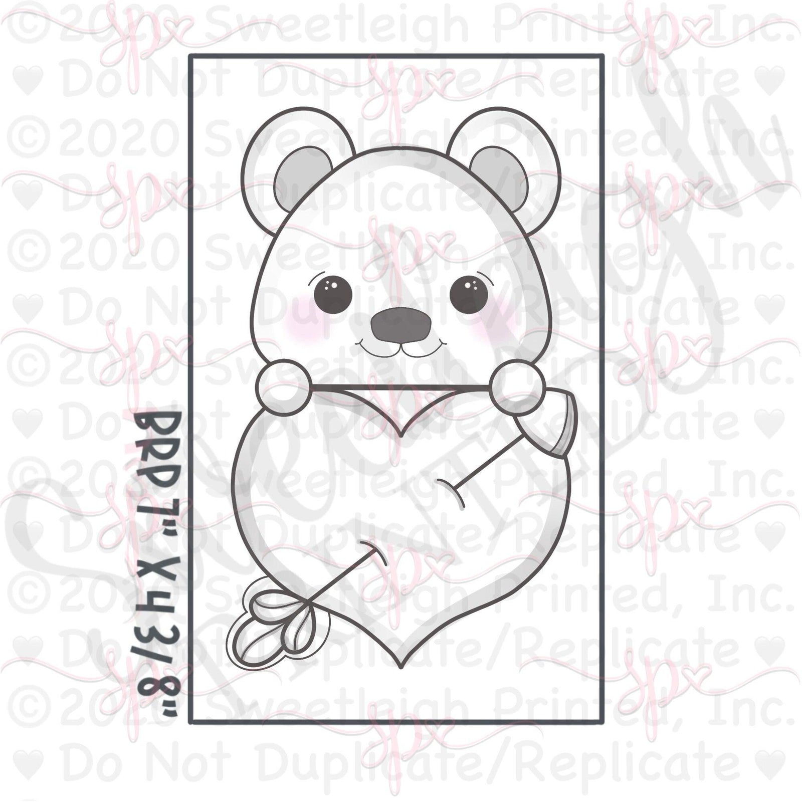 Sweetleigh Swappable Bear Face Cookie Cutter - Sweetleigh 