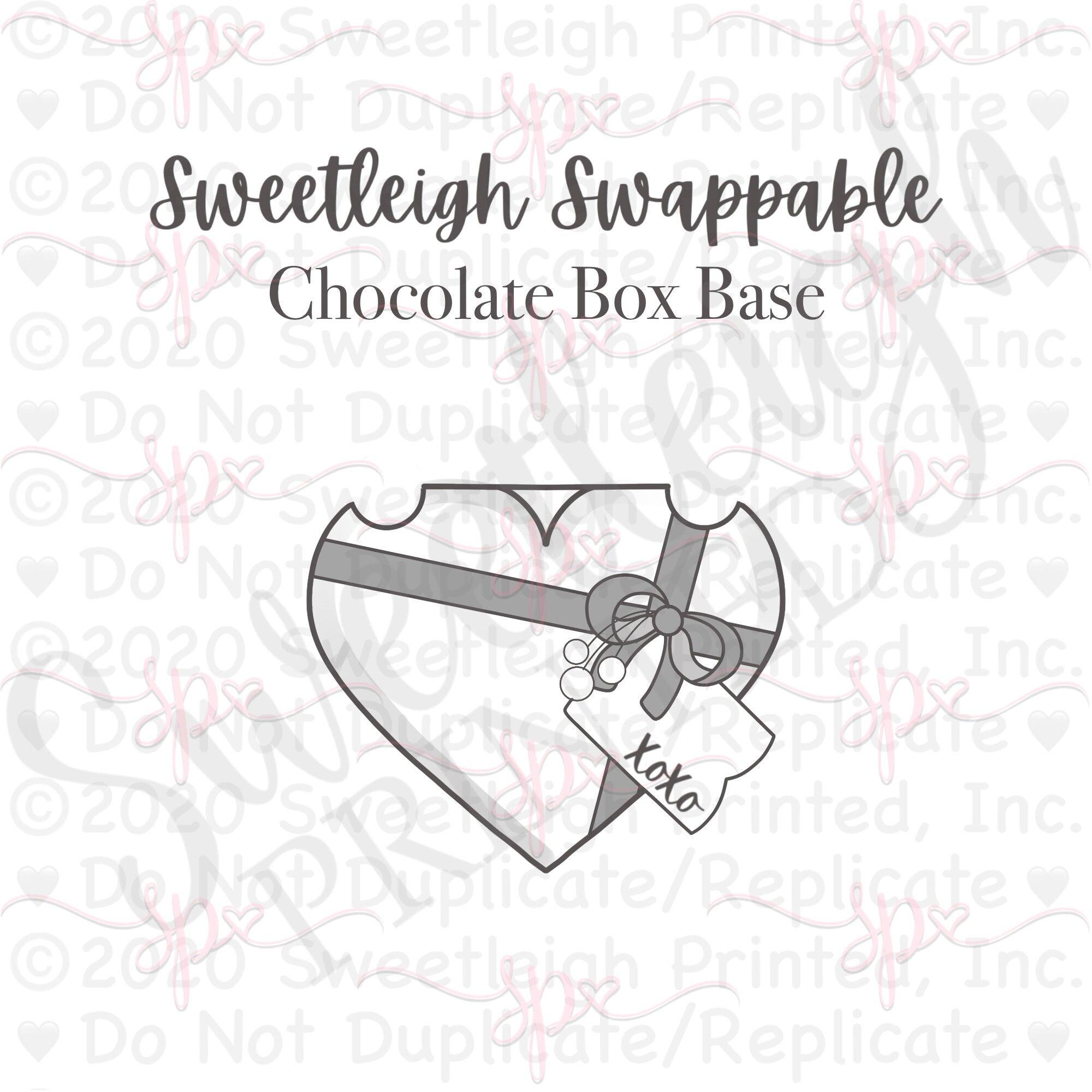 Sweetleigh Swappable Chocolate Box Base Cookie Cutter - Sweetleigh 