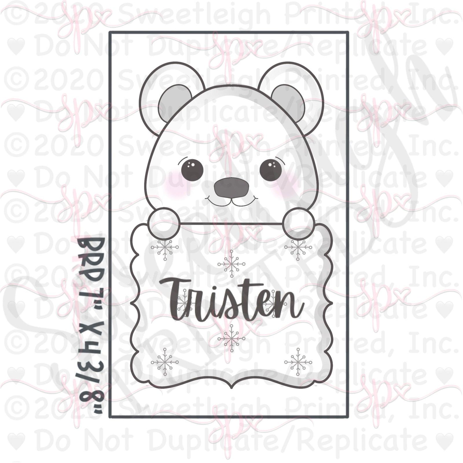 Sweetleigh Swappable Holiday Plaque Base Cookie Cutter - Sweetleigh 