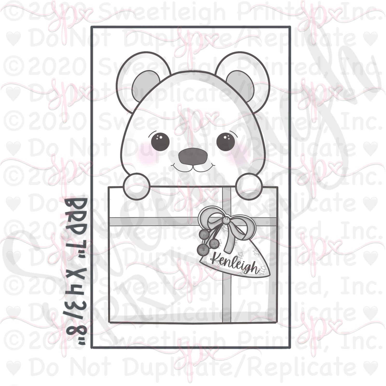 Sweetleigh Swappable Present Base Cookie Cutter - Sweetleigh 