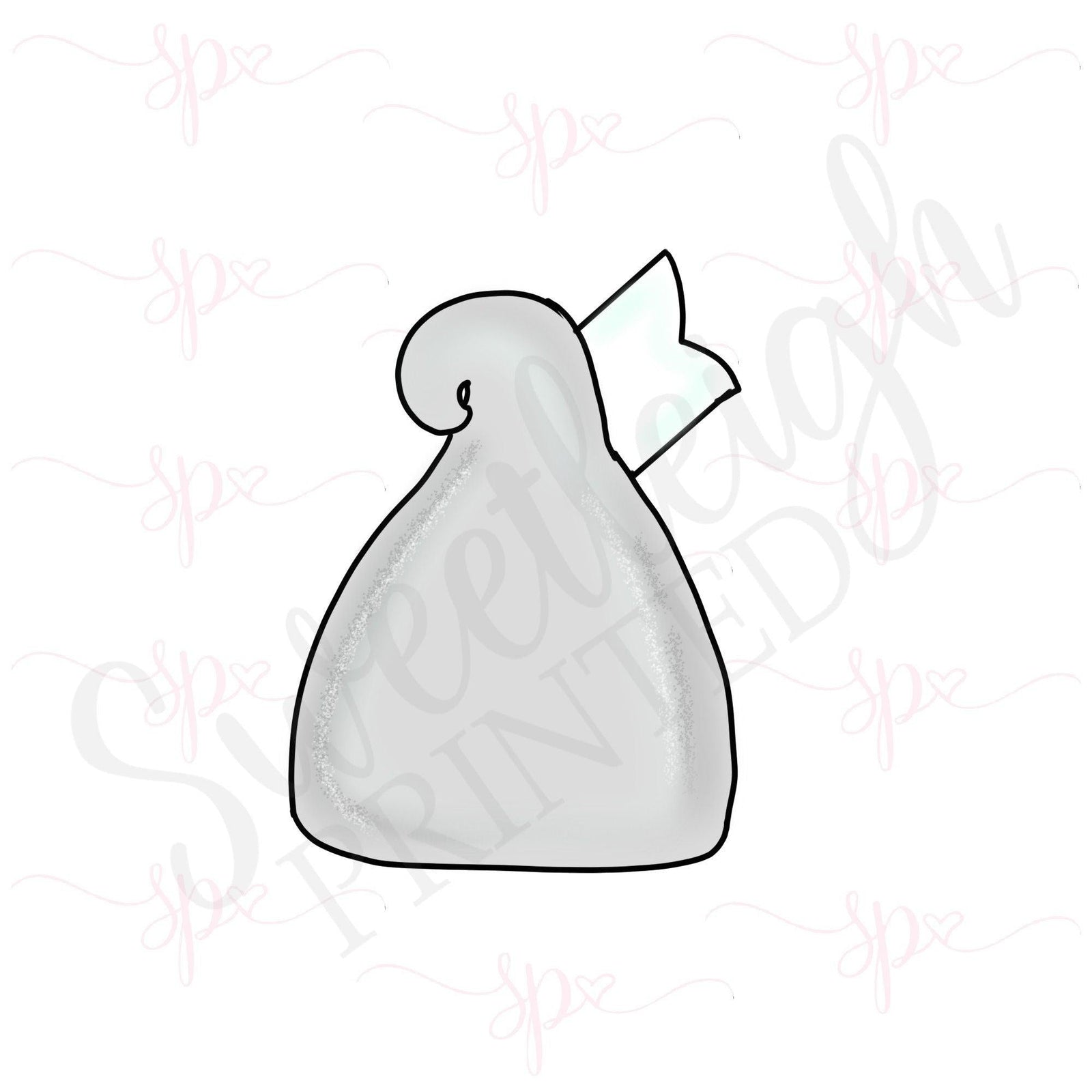 Tall Chocolate Kiss Cookie Cutter - Sweetleigh 