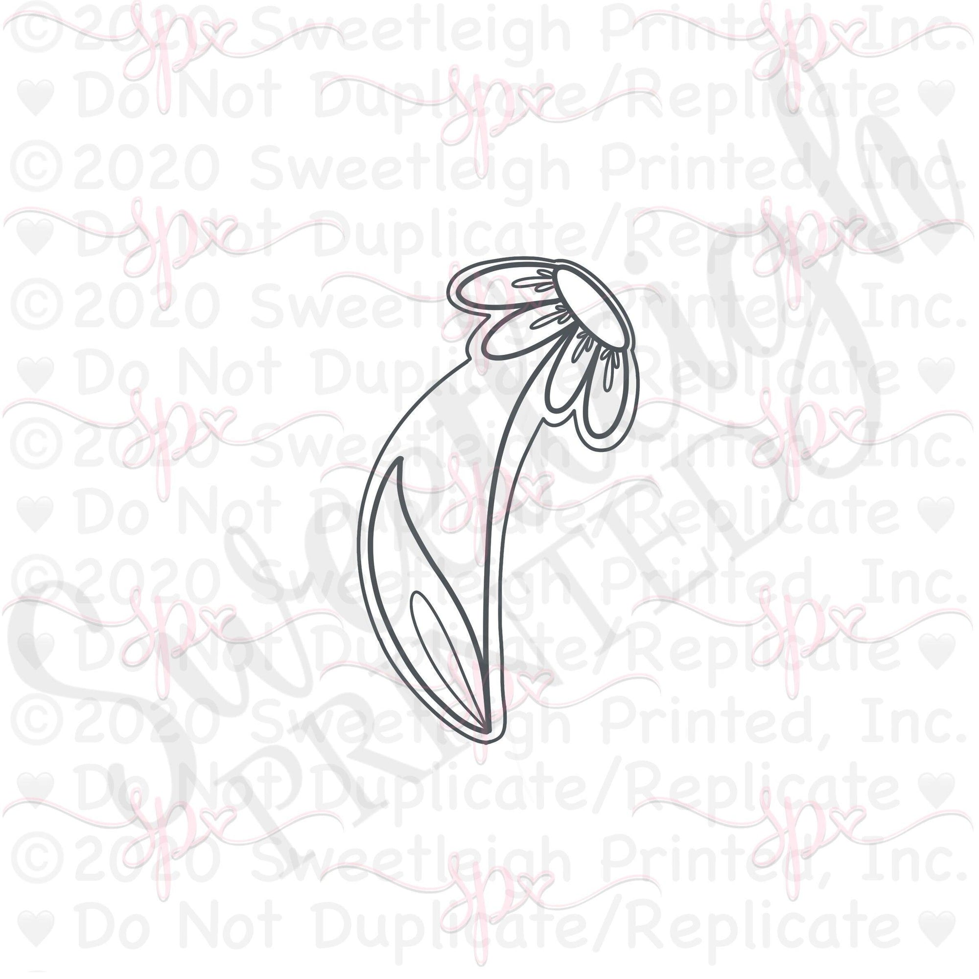 Tall Daisy Cookie Cutter - Sweetleigh 