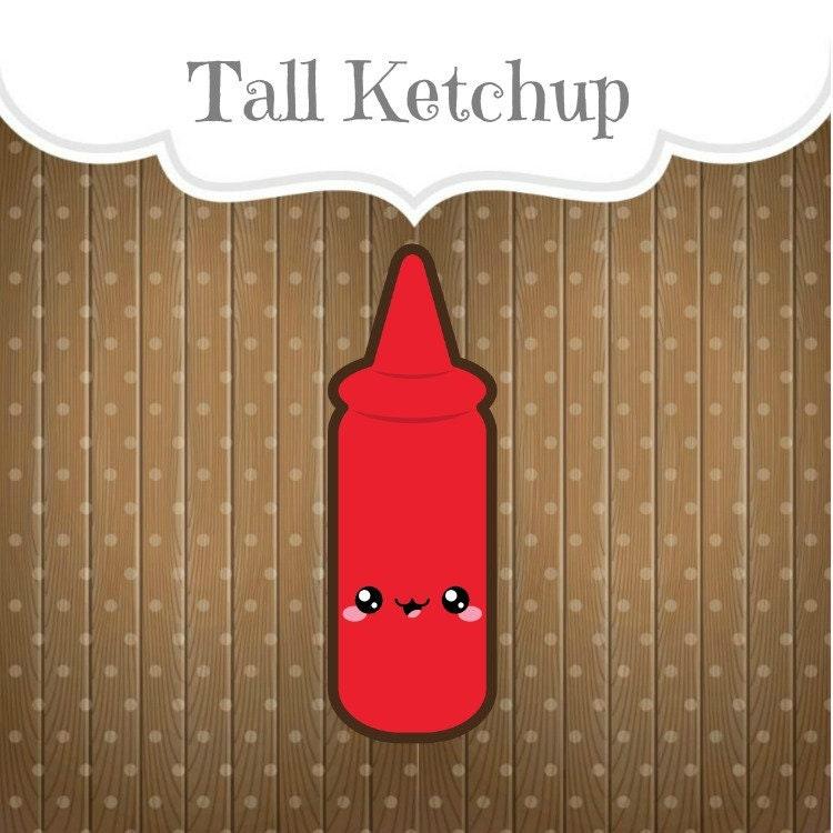 Tall Ketchup Cookie Cutter - Sweetleigh 