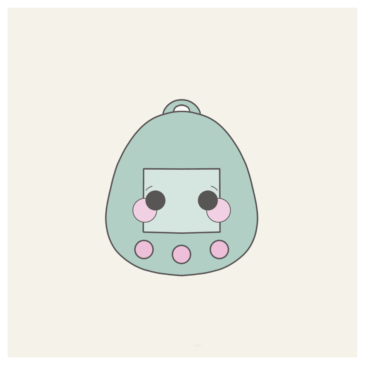 Tamagotchi Cookie Cutter - Sweetleigh 