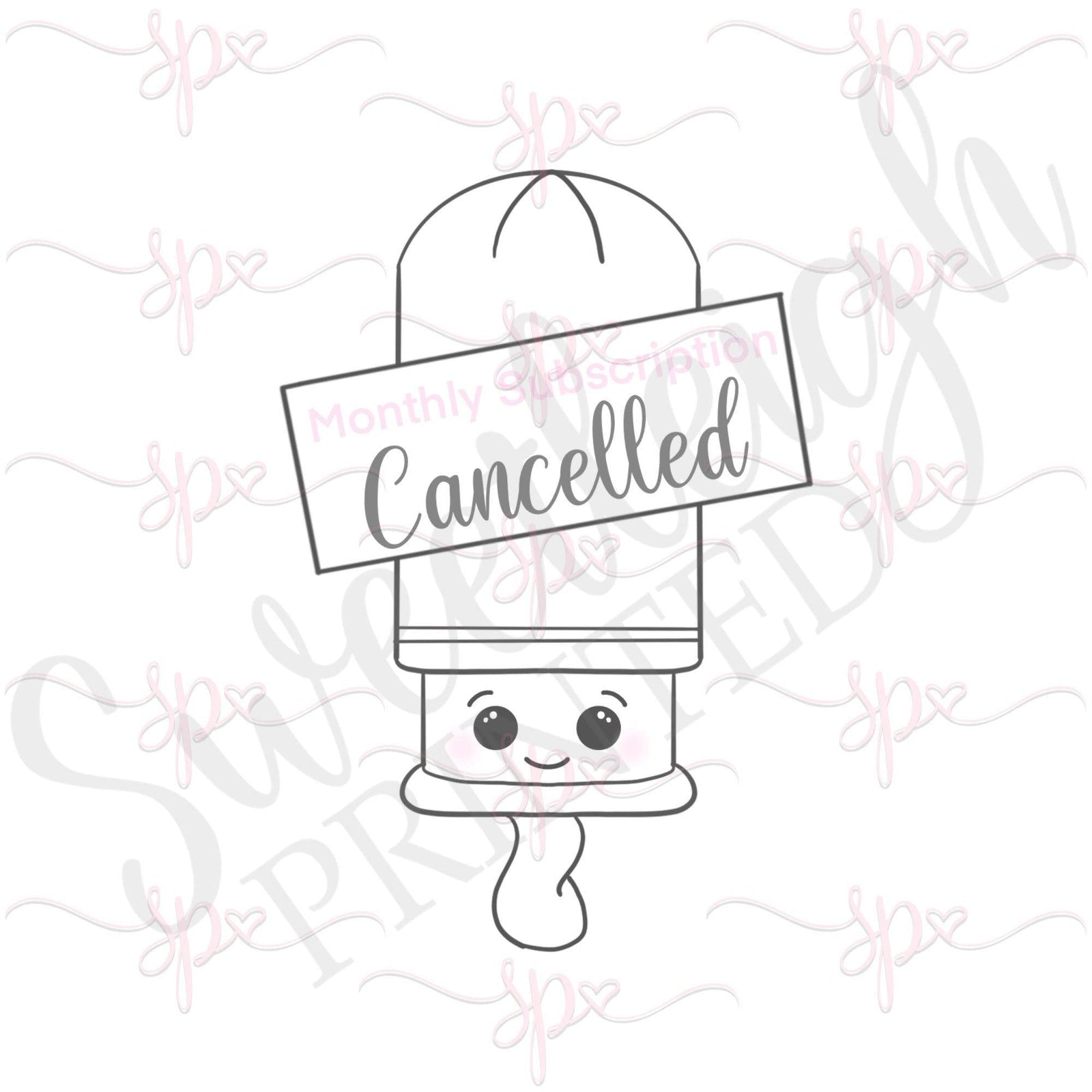 Tampon Plaque Cookie Cutter - Sweetleigh 