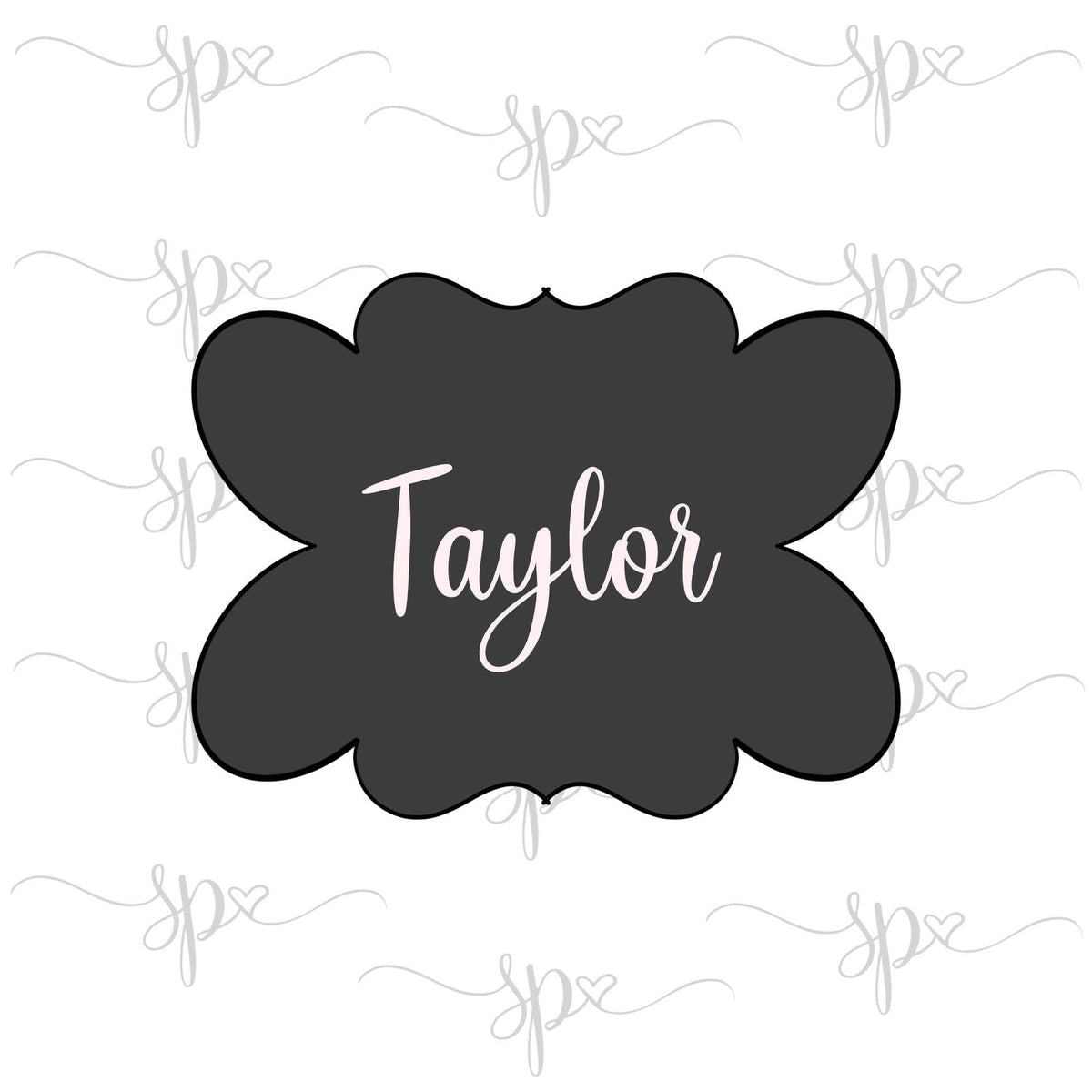 Taylor Plaque Cookie Cutter - Sweetleigh 