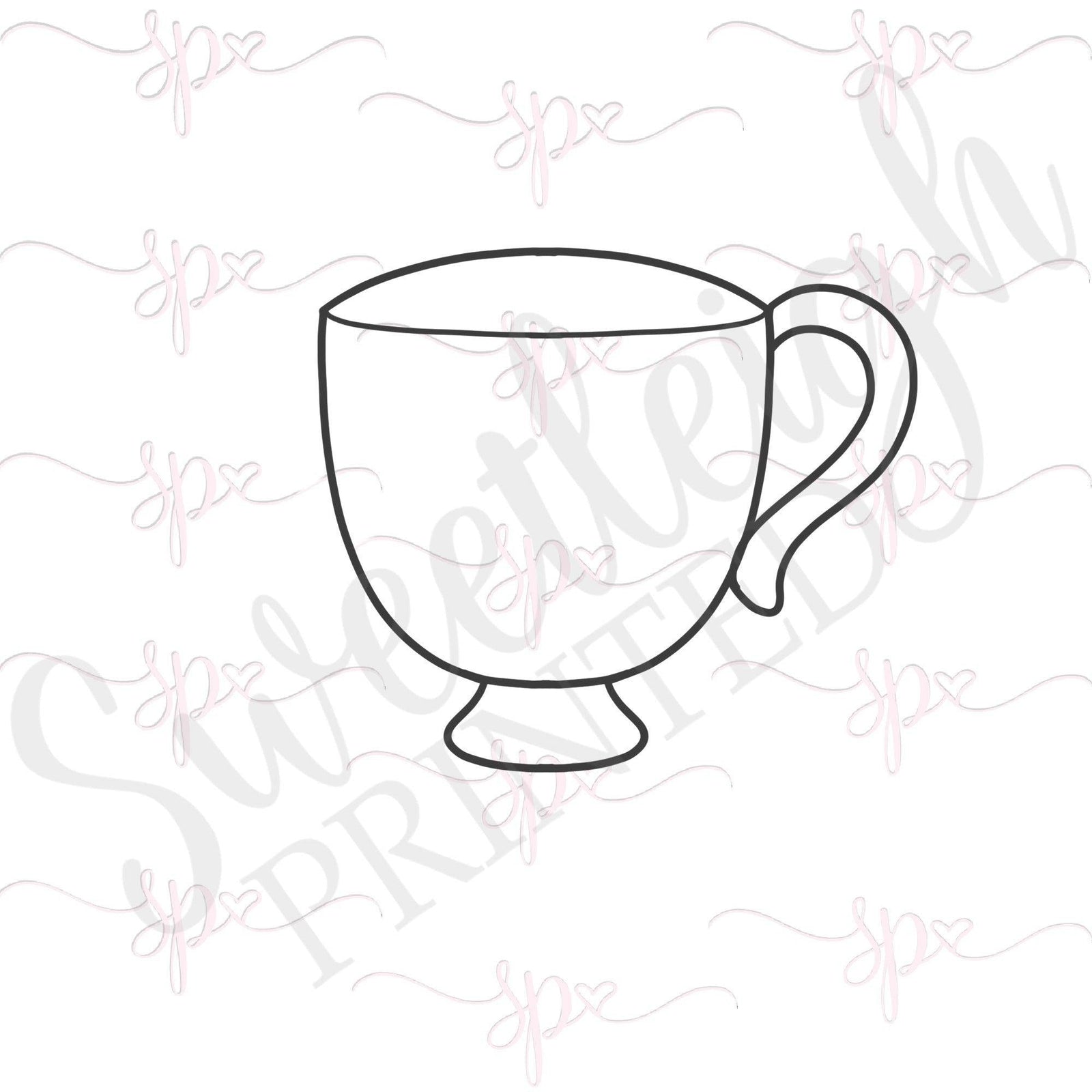 Teacup Cookie Cutter - Sweetleigh 