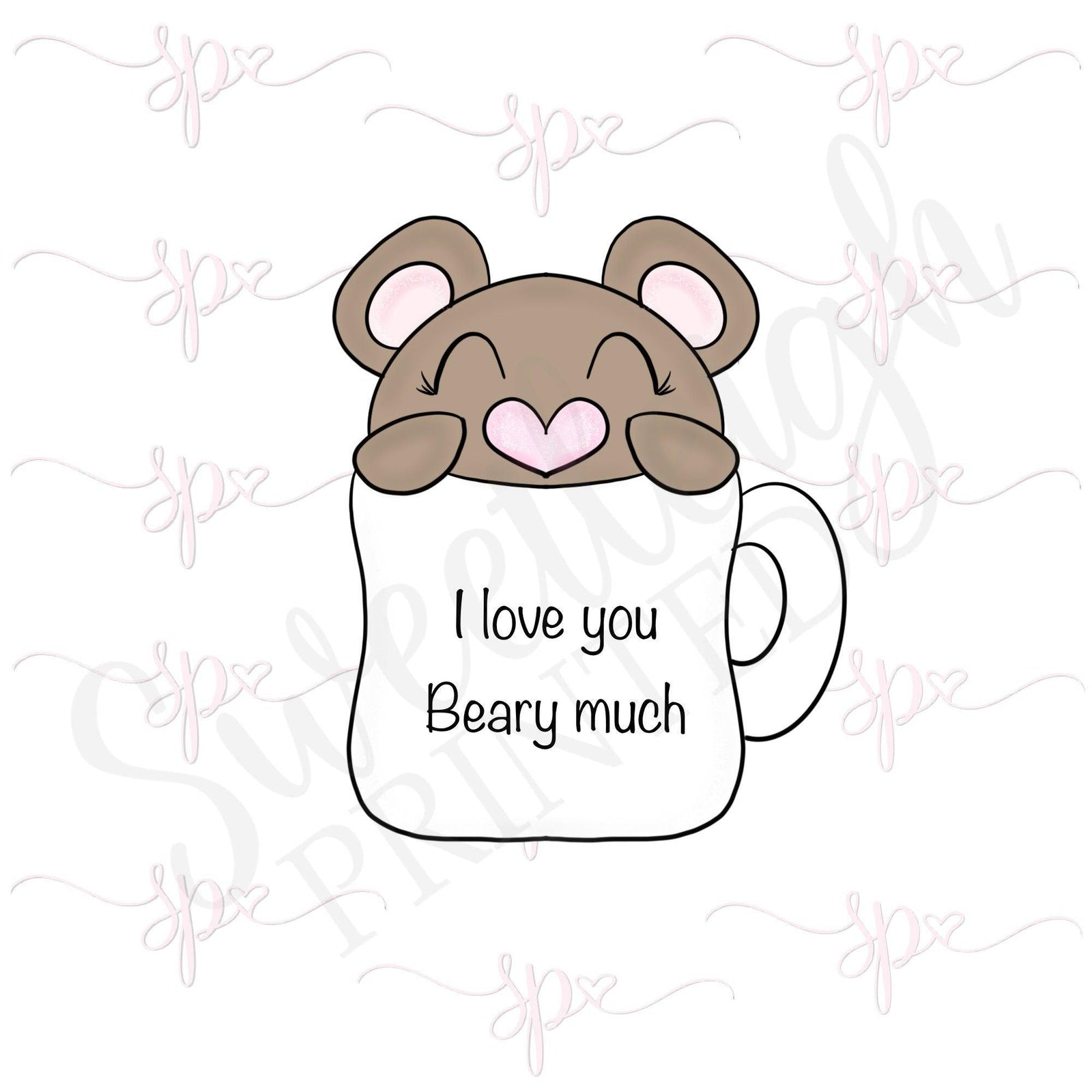 Teddy Mug Cookie Cutter - Sweetleigh 