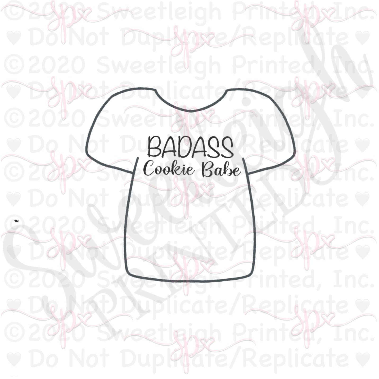 Tee Shirt Cookie Cutter - Sweetleigh 