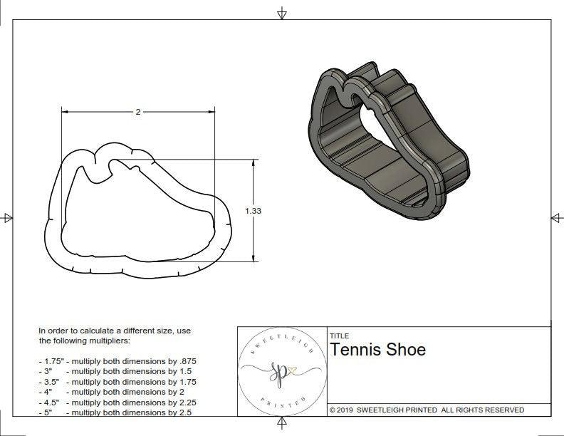 Tennis Shoe Cookie Cutter - Sweetleigh 