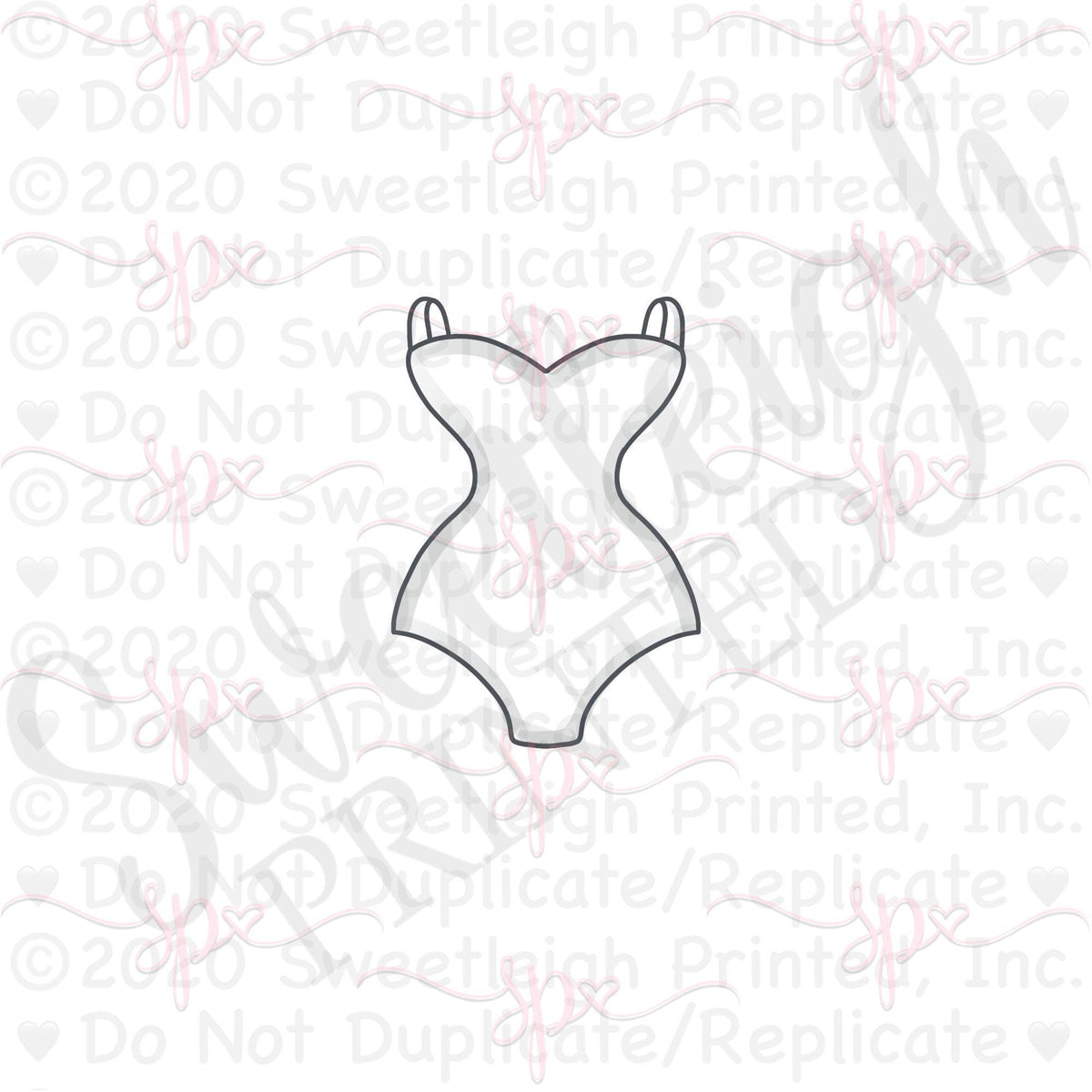 The Amy Bathing Suit Cookie Cutter - Sweetleigh 