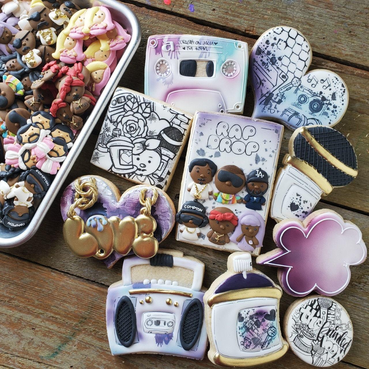 The Painted Box RAP DROP Class Cookie Cutter Set - Sweetleigh 