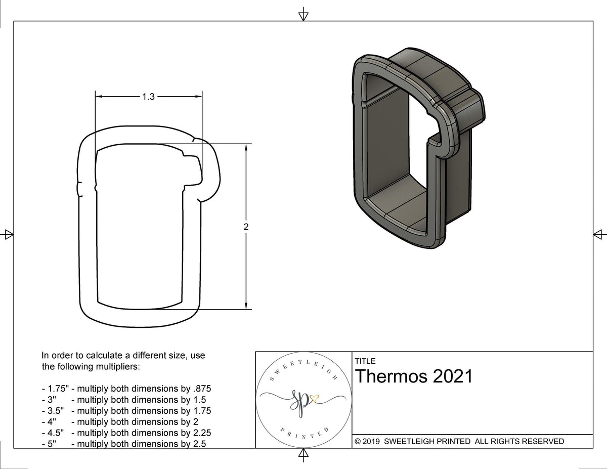 Thermos 2021 Cookie Cutter - Sweetleigh 