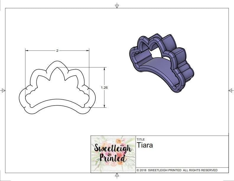 Tiara Cookie Cutter - Sweetleigh 