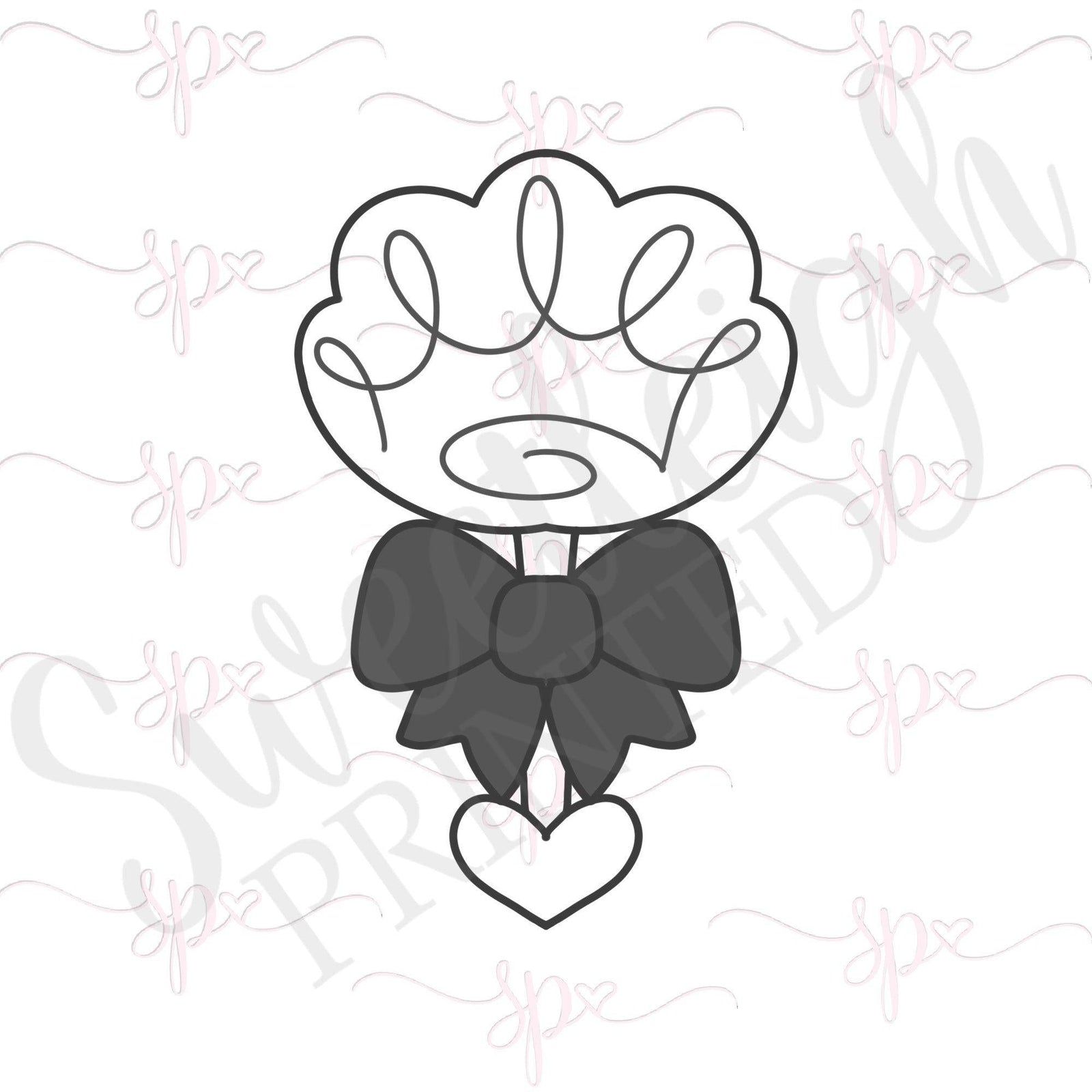 Tiara Rattle Cookie Cutter - Sweetleigh 