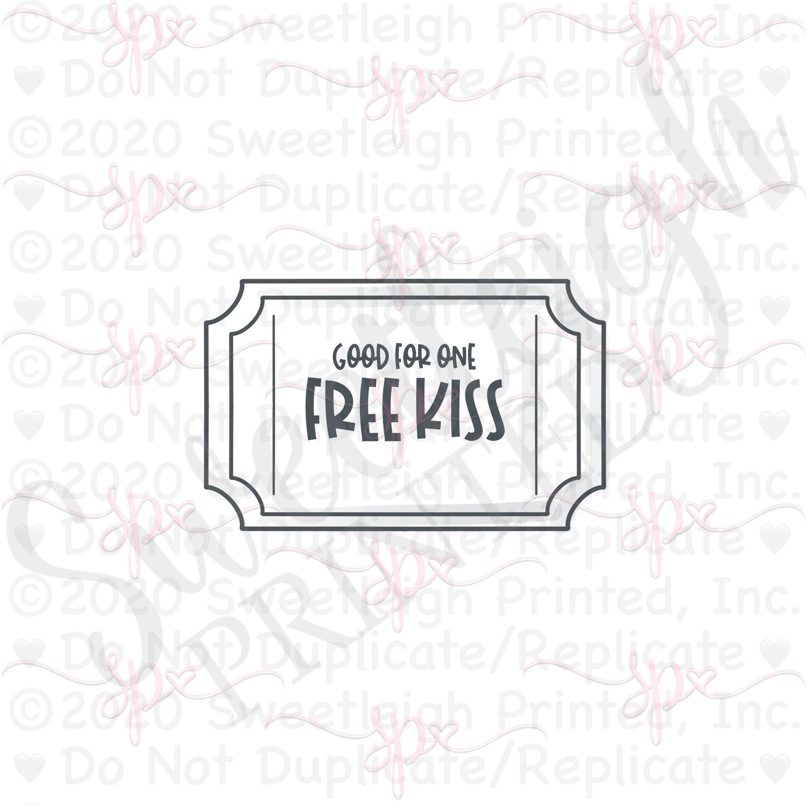 Ticket 1 Cookie Cutter - Sweetleigh 