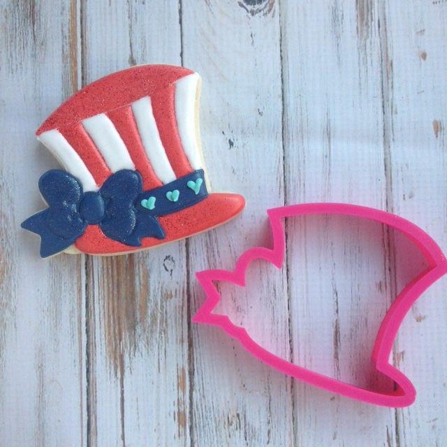 Top Hat with Bow Cookie Cutter - Sweetleigh 