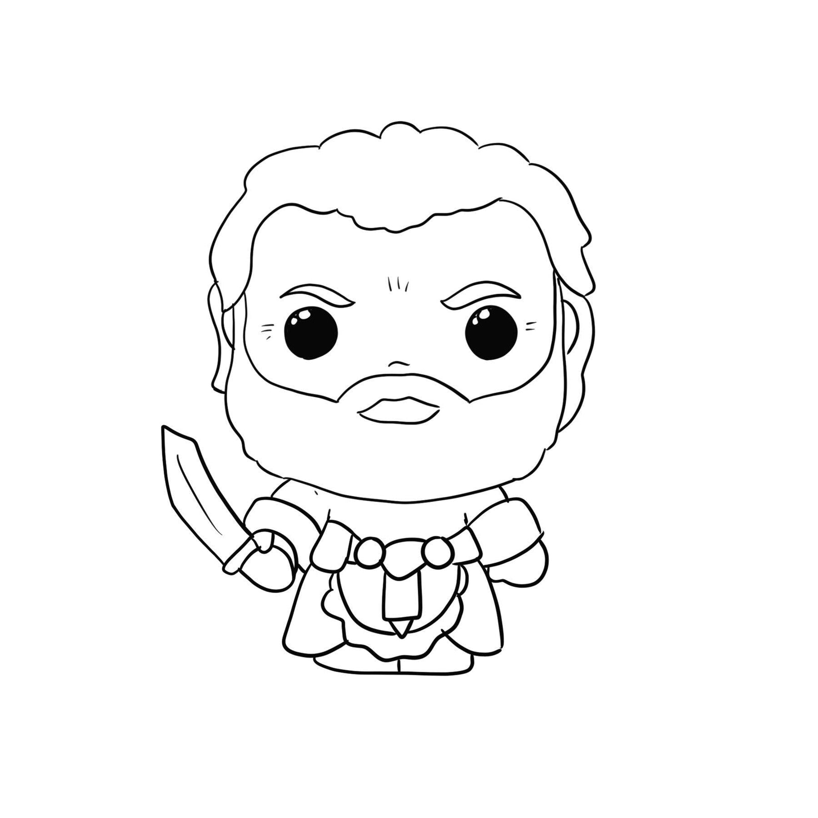 Tormund Cookie Cutter - Sweetleigh 