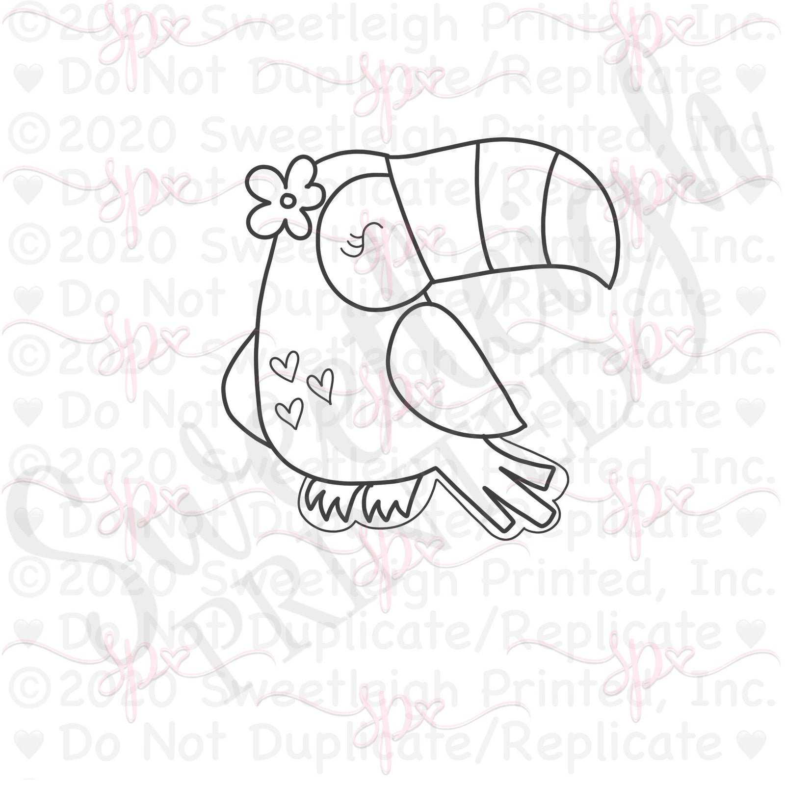 Toucan Cookie Cutter - Sweetleigh 