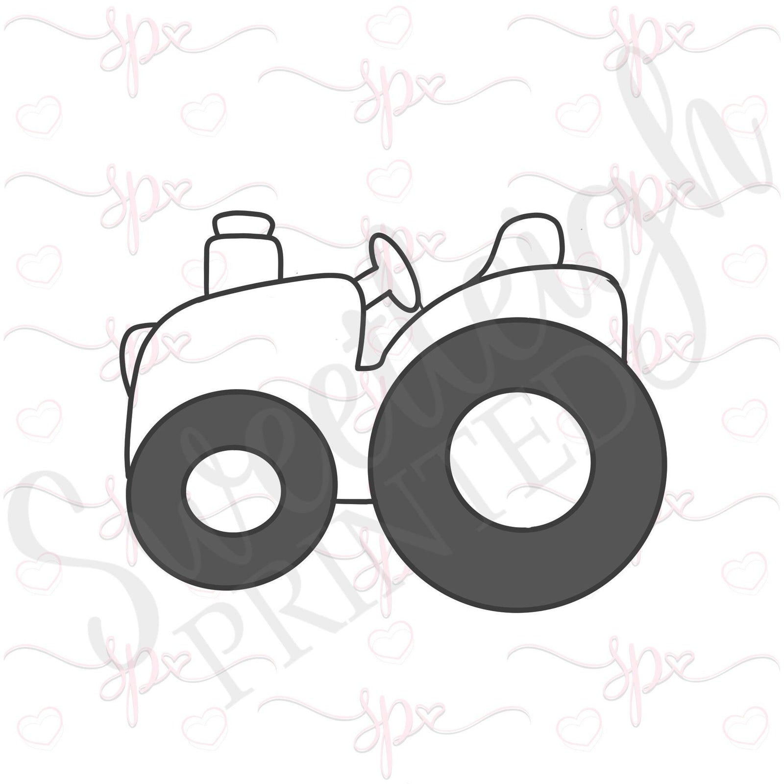 Tractor 2 Cookie Cutter - Sweetleigh 