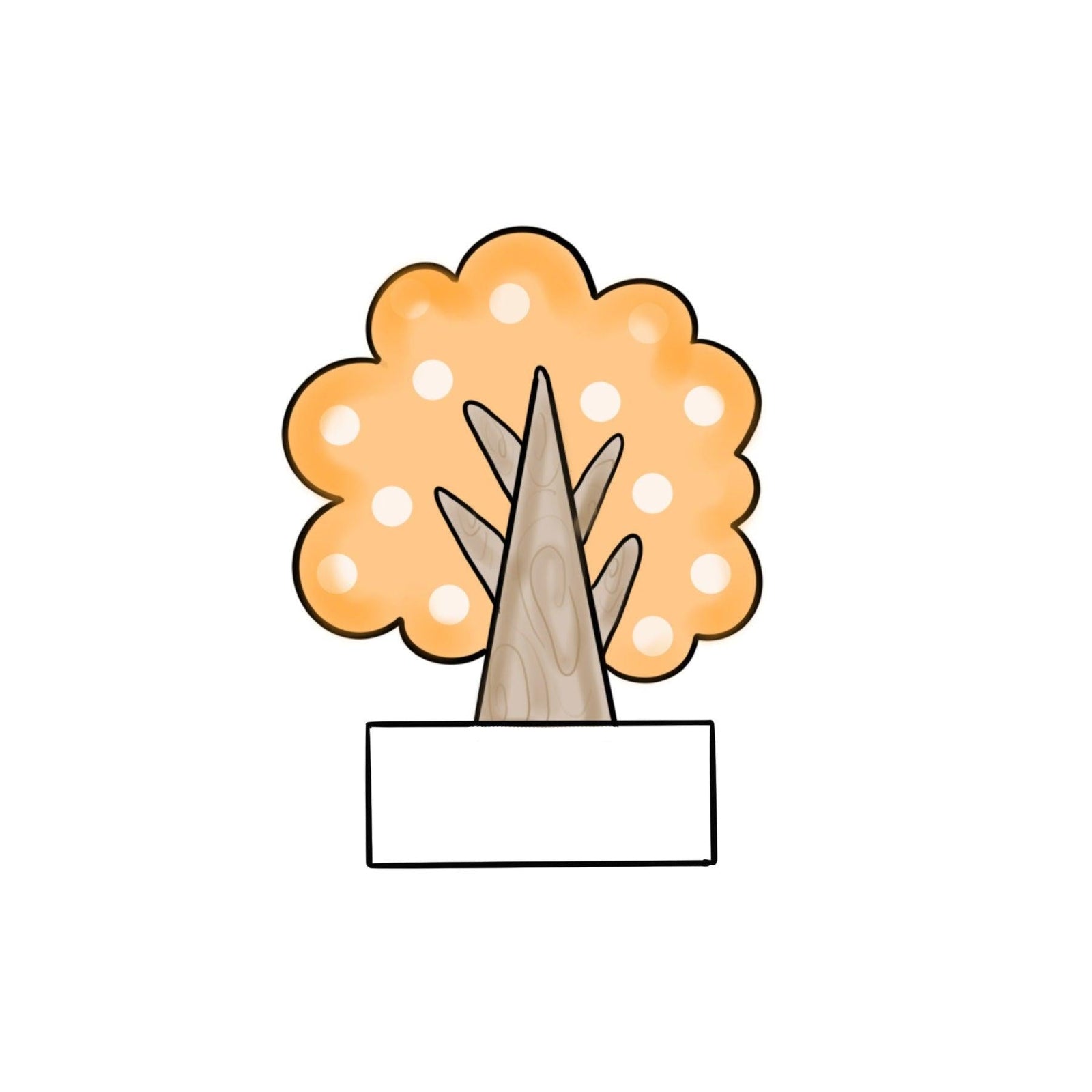 Tree 3 Plaque Cookie Cutter - Sweetleigh 